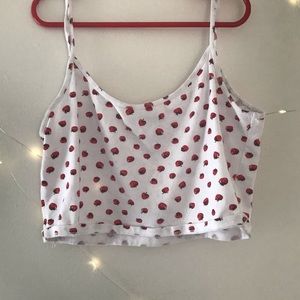 Brandy Melville Strawberry Tank Top (May be rare)